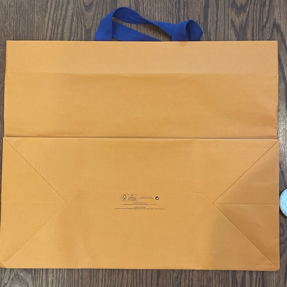 Louis Vuitton orange shopping bag 19 in wide 16 in tall - Picture 3 of 3